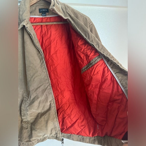 J. Crew M Men’s Brown Corduroy Bomber Jacket - Picture 7 of 12